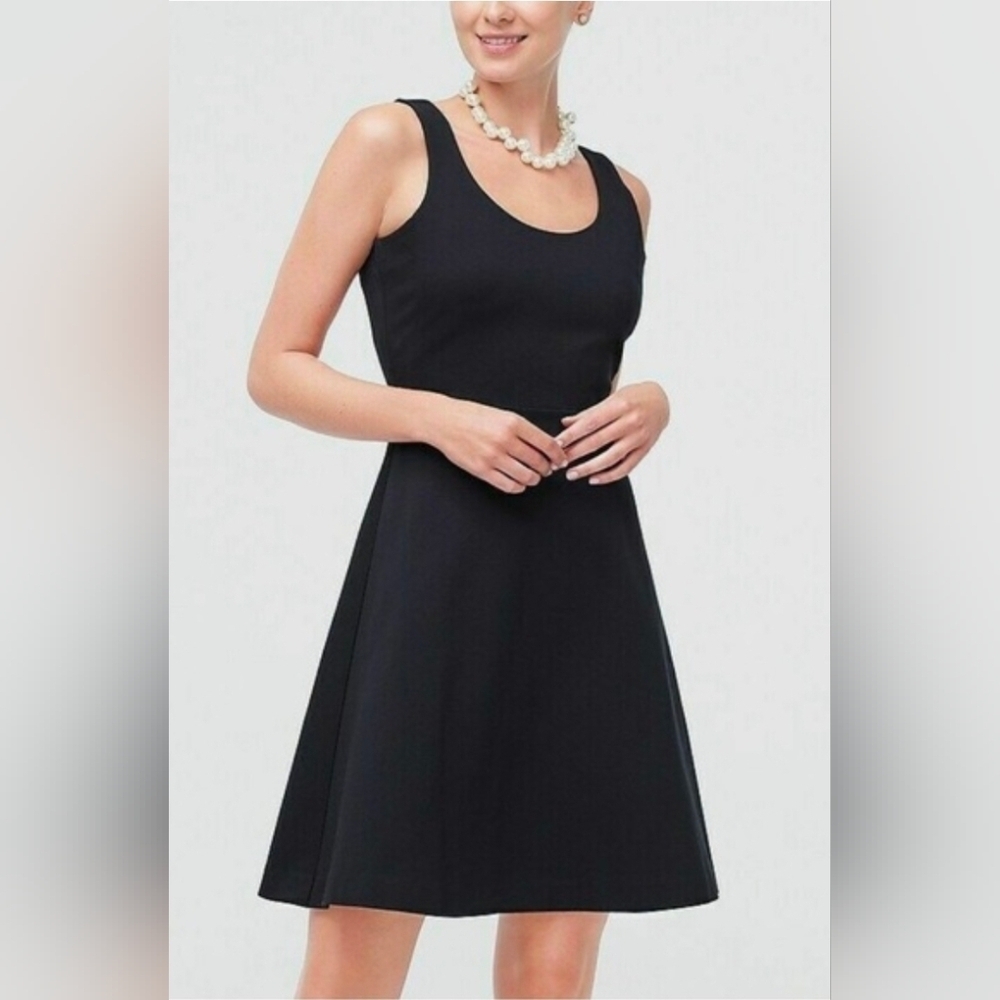 J. Crew Womenβs Dress NWT 8P Black 100% Lyocel Party Summer Party $118 Retail
